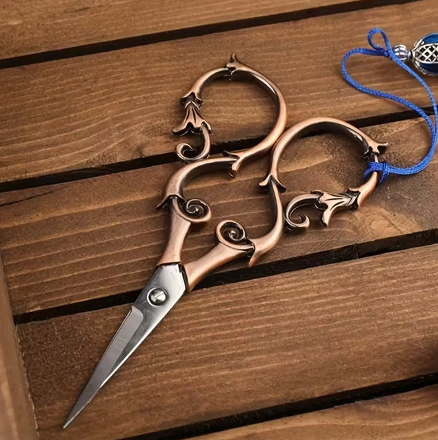 Squash Blossom Scissors - Brown