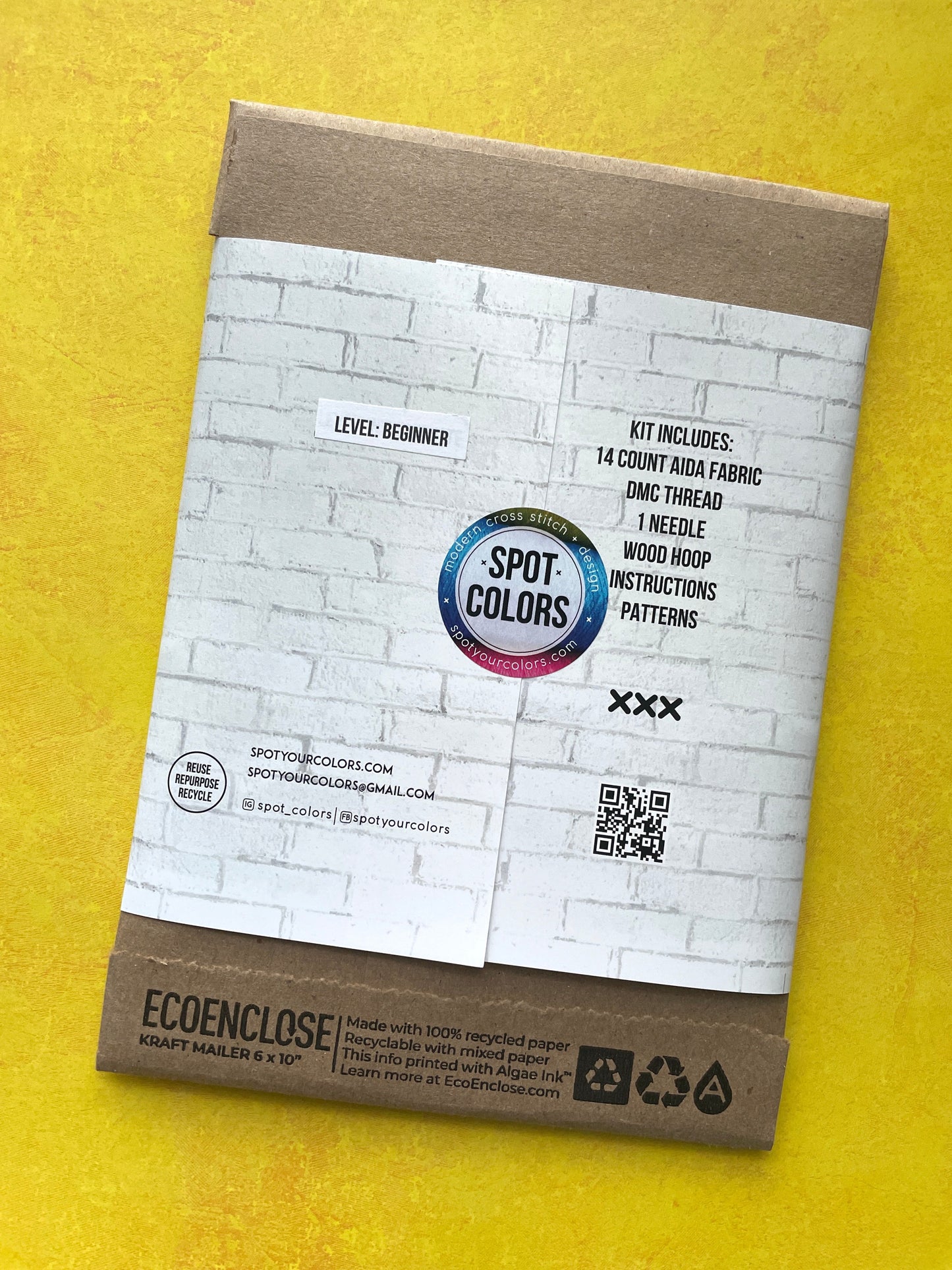 Tulip by Mary Engelbreit Counted Cross Stitch DIY KIT - Spot Colors - Online Exclusive