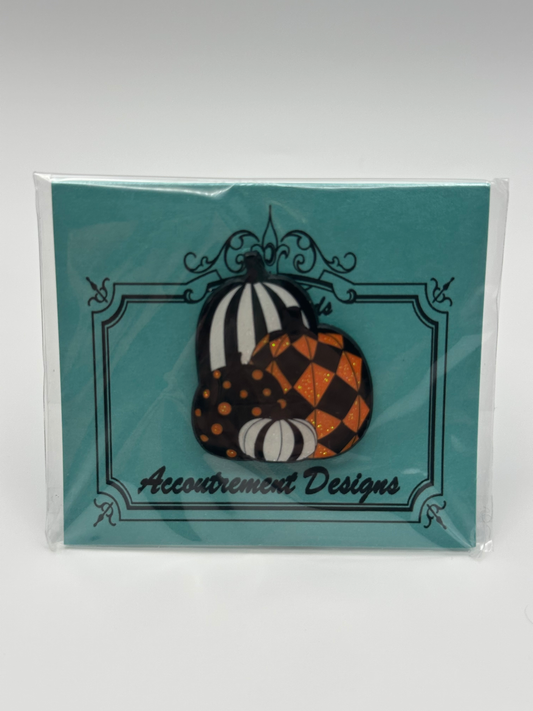 Harlequin Pumpkin Needle Minder