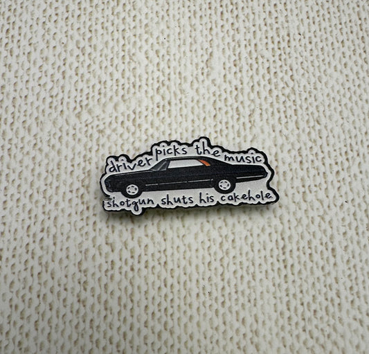 Driver Picks the Music Needle Minder