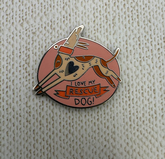 I Love My Rescue Dog Needle Minder
