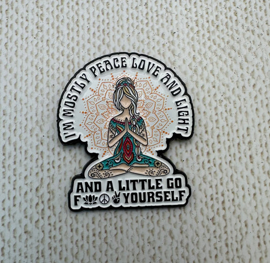 Peace Love Light Needle Minder