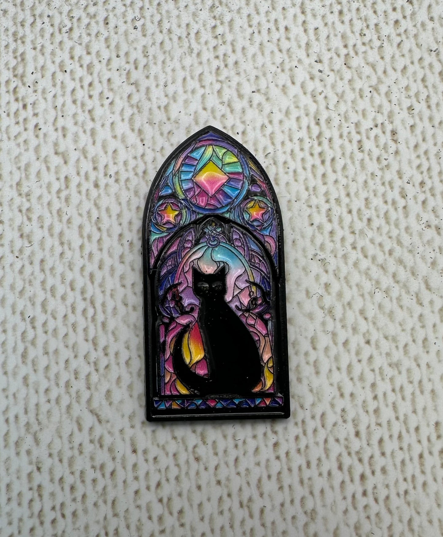 Black Cat Gothic Needle Minder