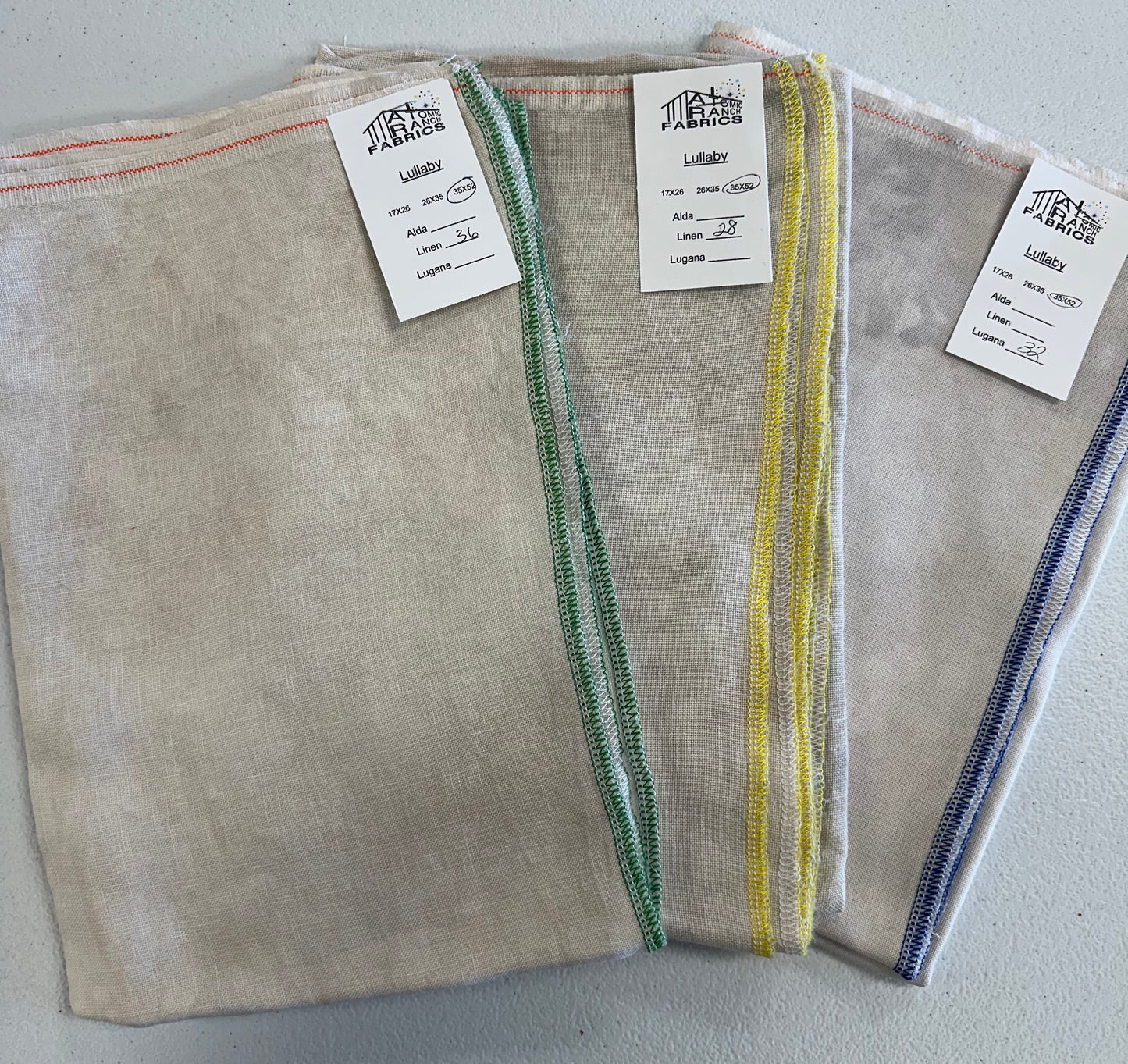 28ct Linen - Lullaby - Atomic Ranch