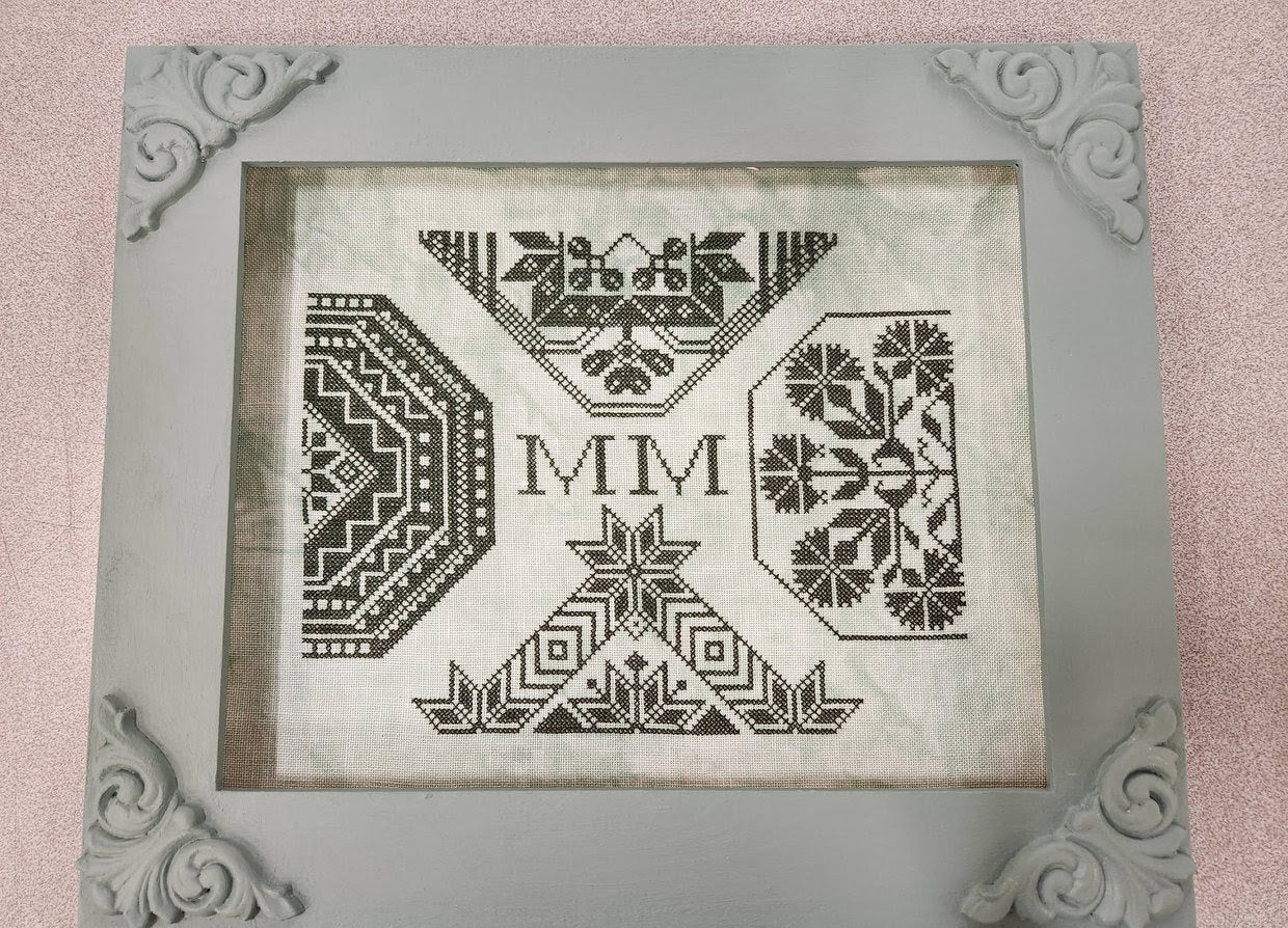 Initial Impression - 1884 Stitchery Designs