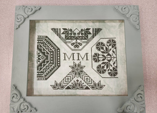 Initial Impression - 1884 Stitchery Designs