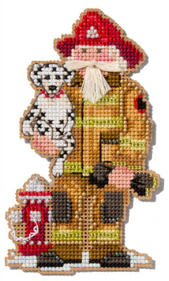 Firefighter Santa - Mill Hill Bead Kits