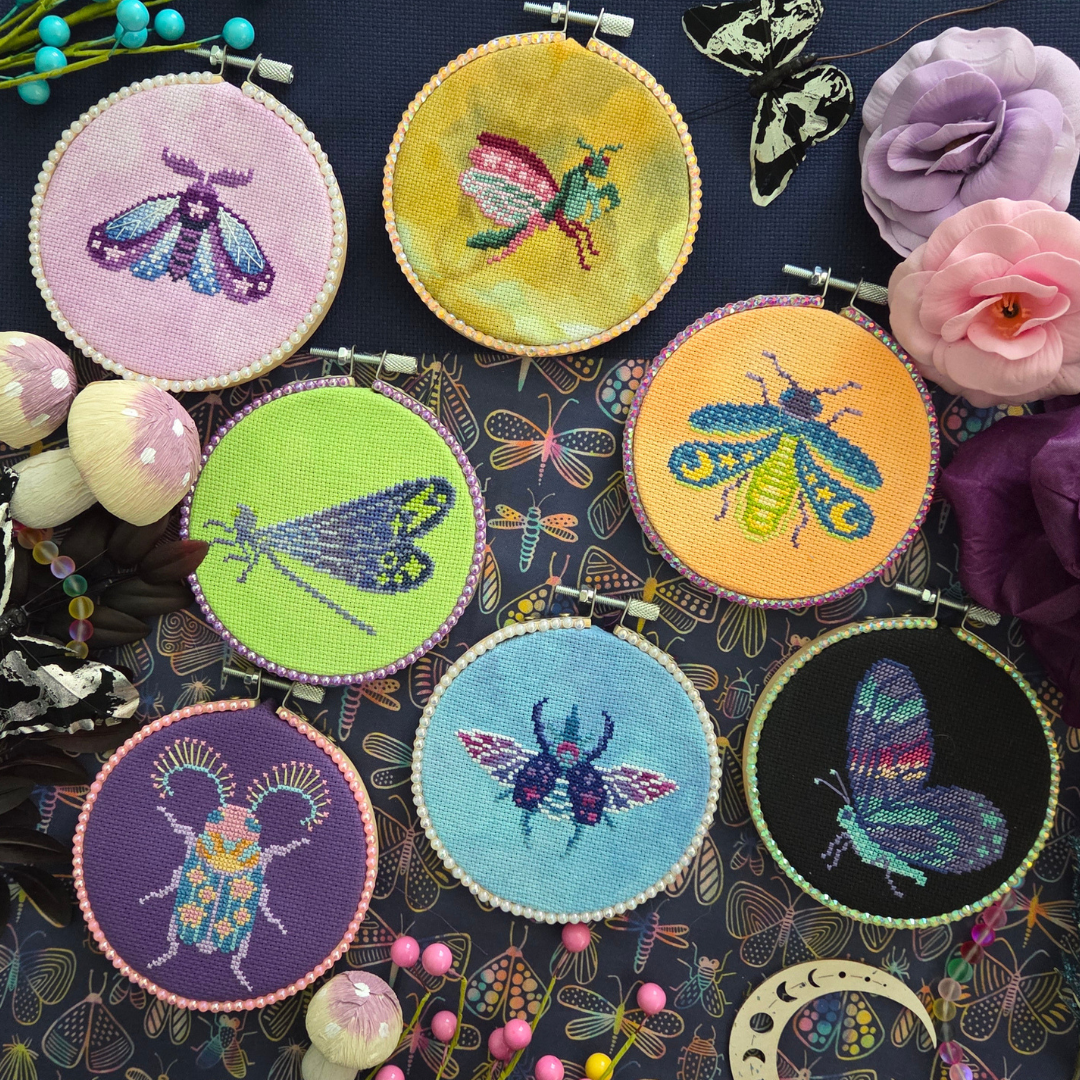 Celestial Bugs Zine - BAD Stitch Cross Stitch