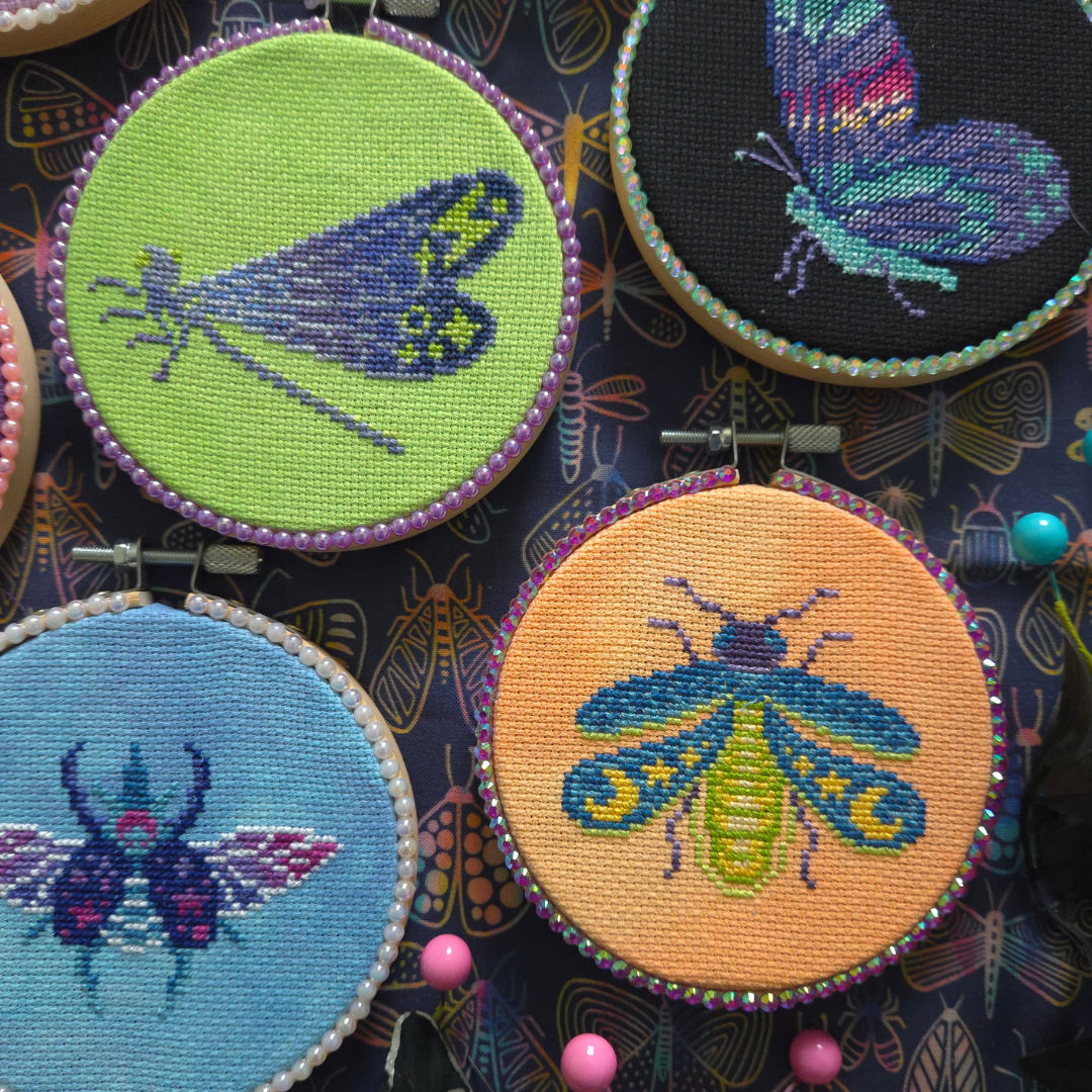Celestial Bugs Zine - BAD Stitch Cross Stitch