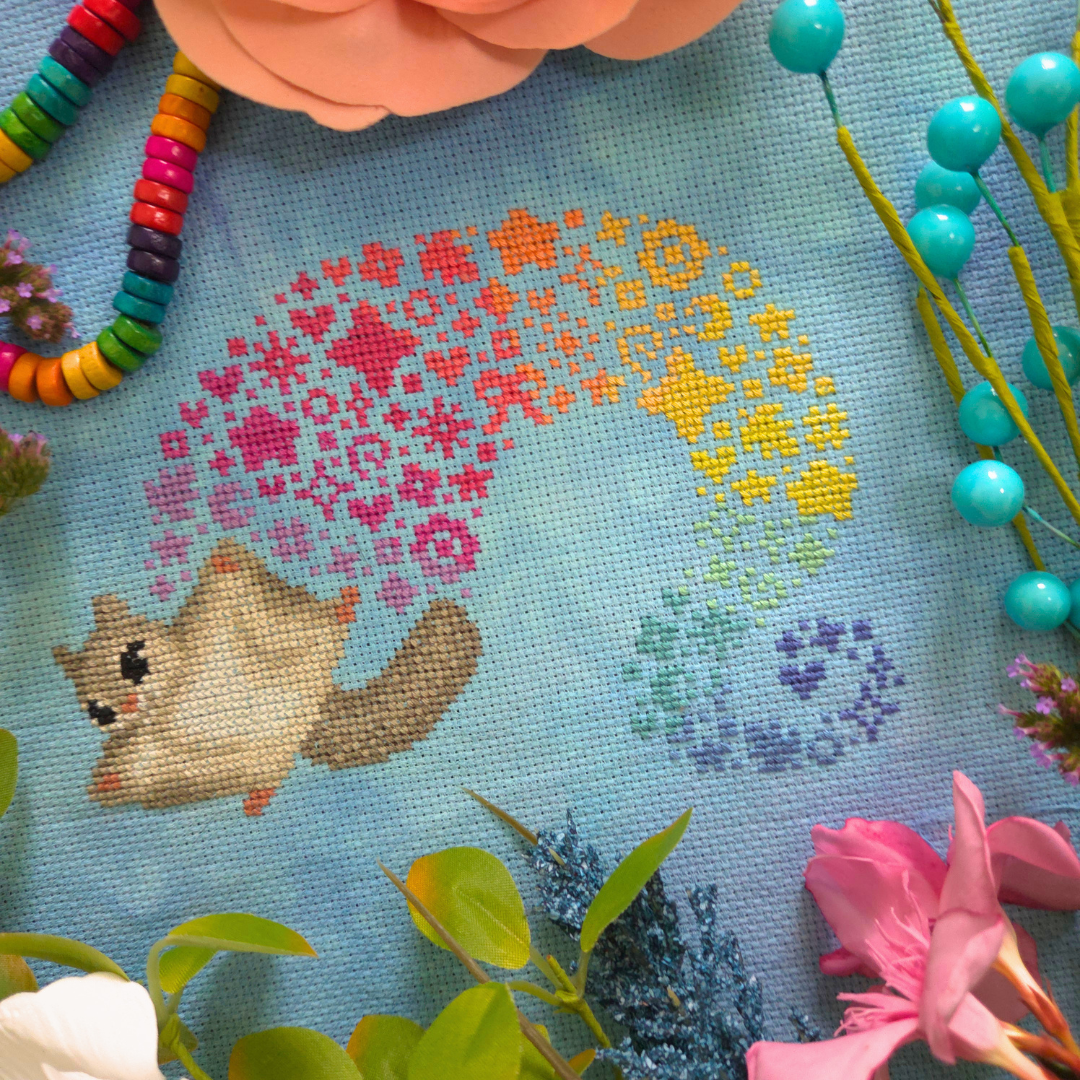 Flying Squirrel - BAD Stitch Cross Stitch