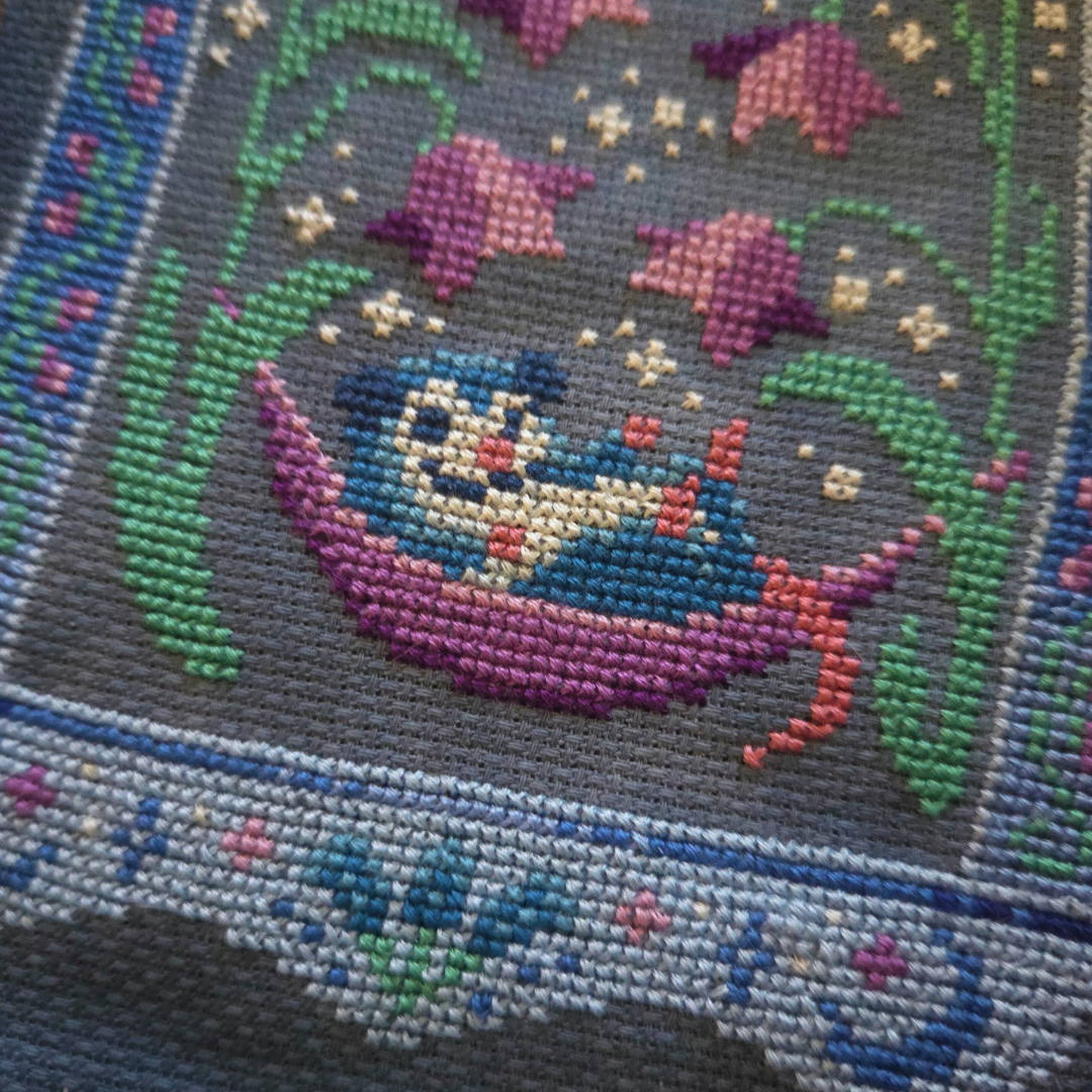 Night Blooms - BAD Stitch Cross Stitch