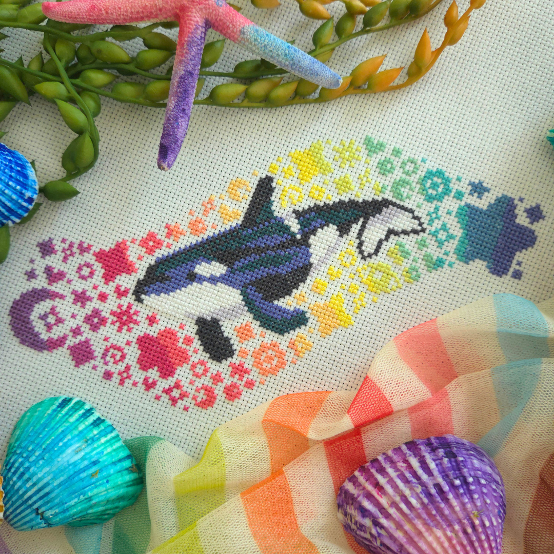 Rainbow Current - BAD Stitch Cross Stitch