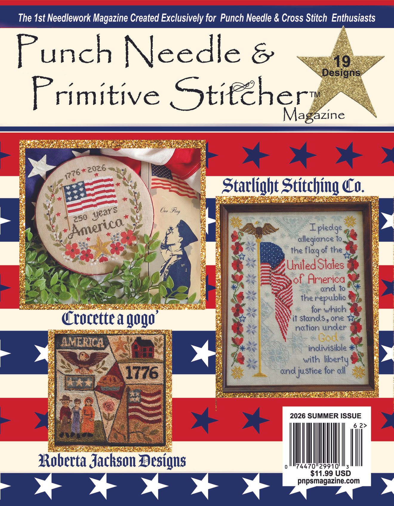 Punch Needle & Primitive Stitcher Magazine Summer 2026 Edition