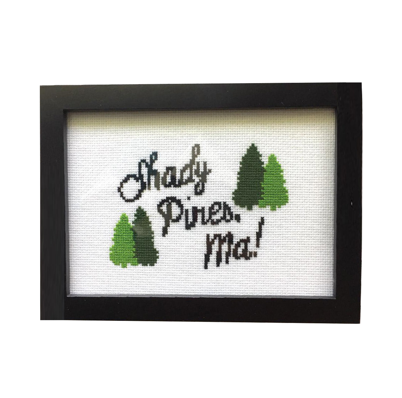 Shady Pines Cross Stitch DIY KIT Intermediate - Spot Colors - Online Exclusive