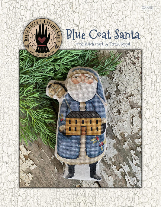Blue Coat Santa - Teresa Kogut
