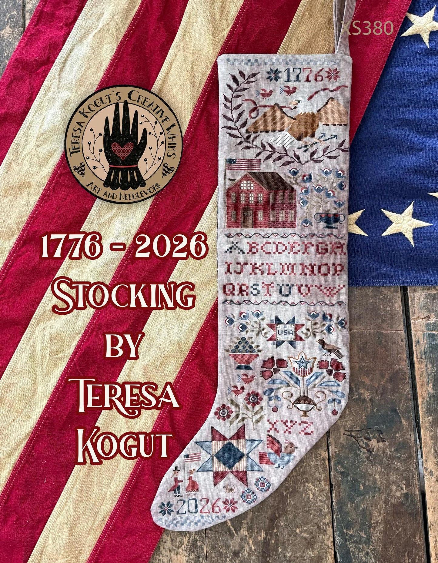 1776 - 2026 Stocking - Teresa Kogut