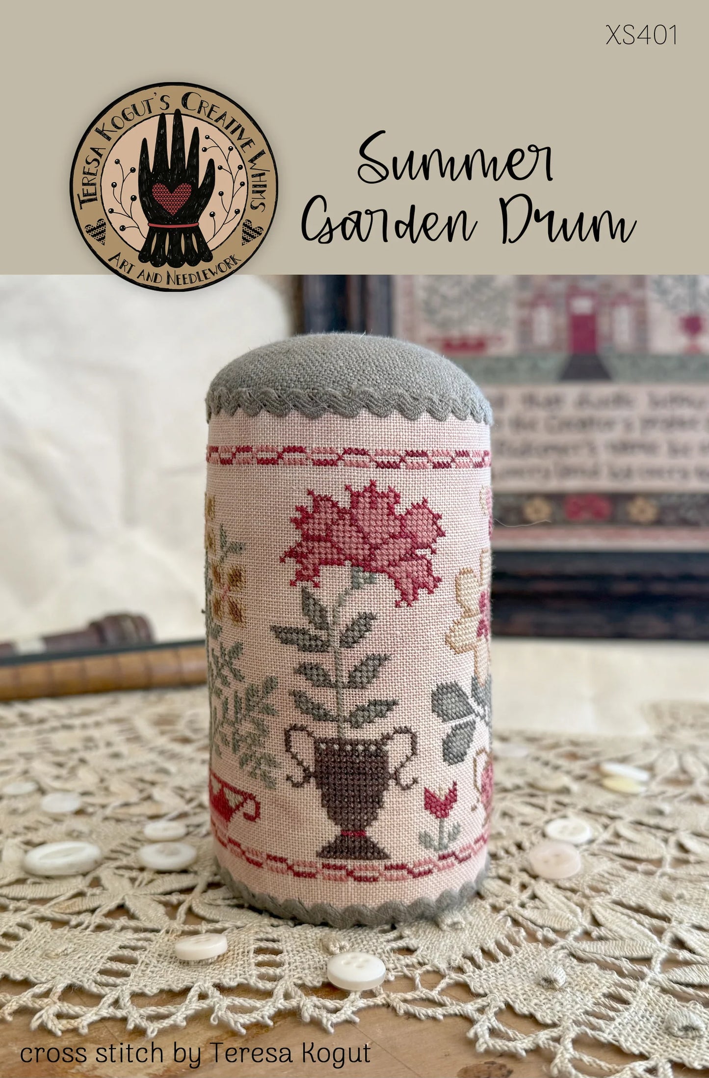 **Coming Soon** - Summer Garden Drum - Teresa Kogut