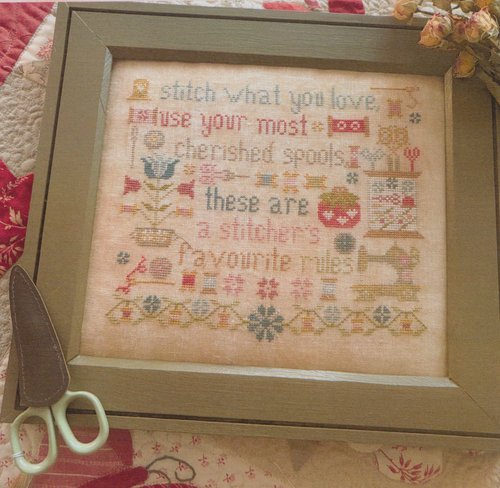 A Stitcher's Rules - Pansy Patch