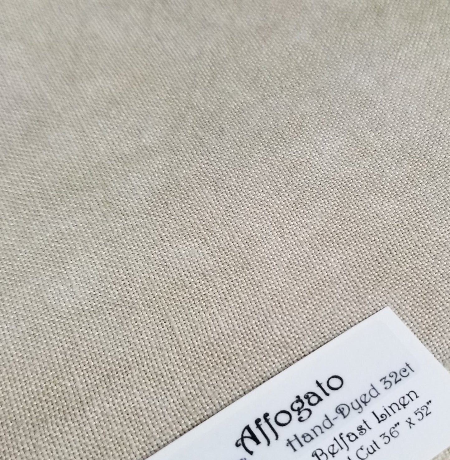 40ct. Newcastle Linen - Affogato - Fiber on a Whim