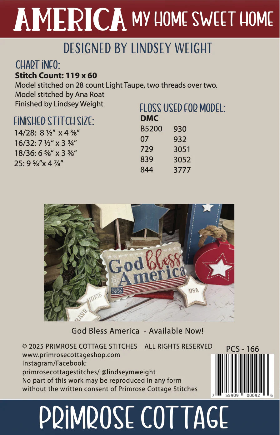 American My Home Sweet Home - Primrose Cottage