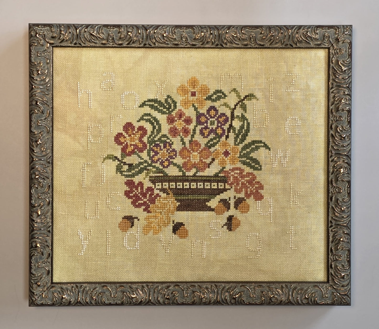 Autumn Basket Sampler - Wildflower Stitching