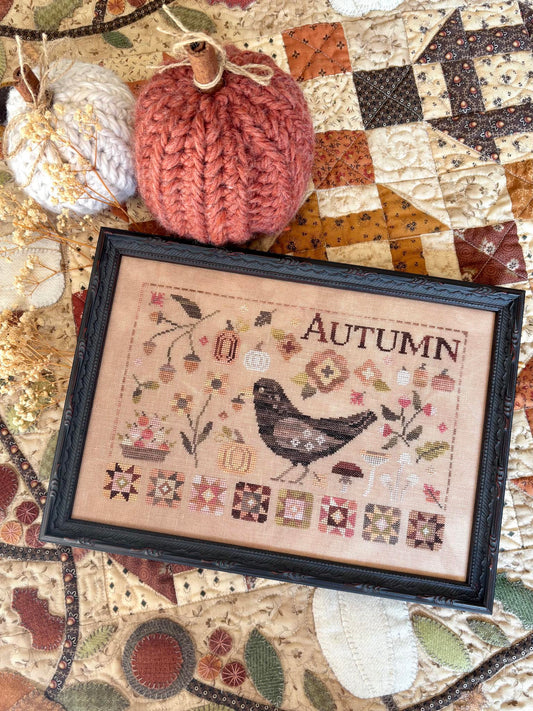 Autumn Blackbird - Blueberry Ridge Designs