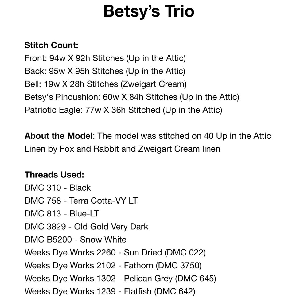 Betsy's Trio - Fox & Rabbit