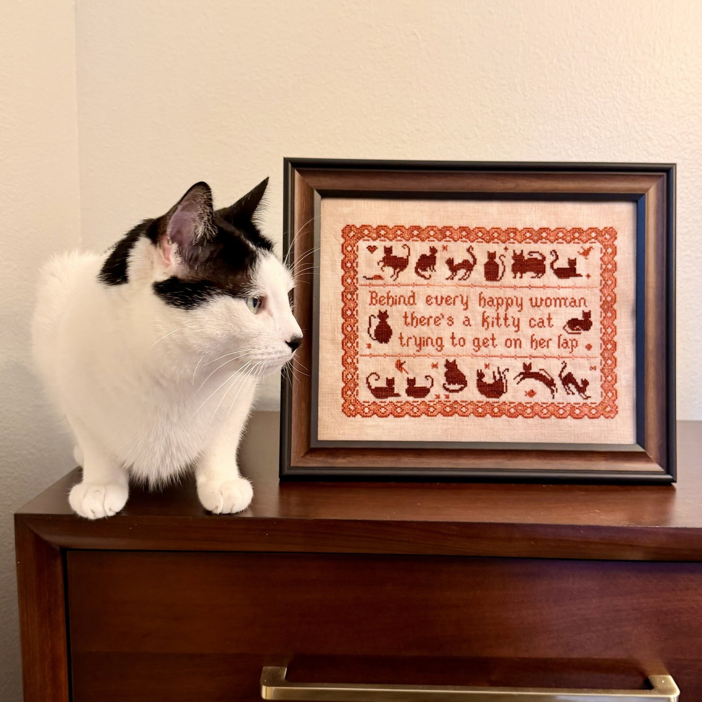 CAT Sampler Design - December Stitches