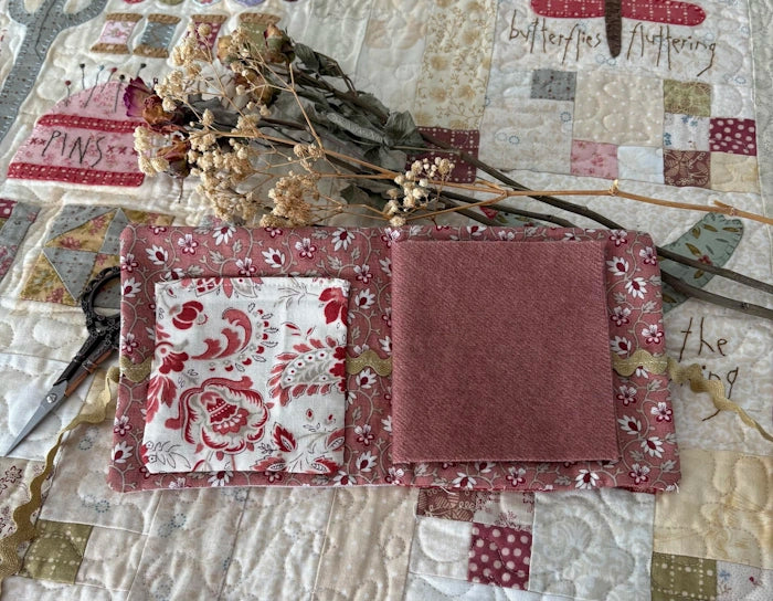Chocolate Bunnies Needlebook - Pansy Patch