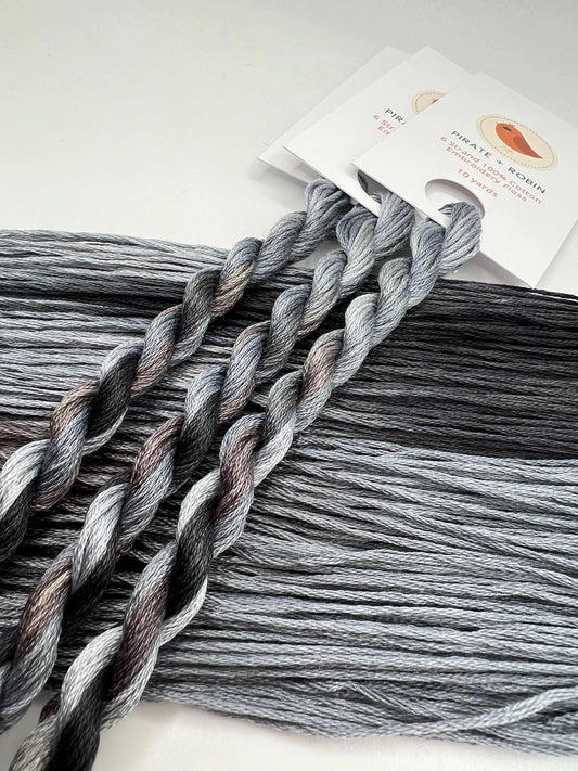 Cobblestone - Pirate + Robin 6 Strand Embroidery Floss