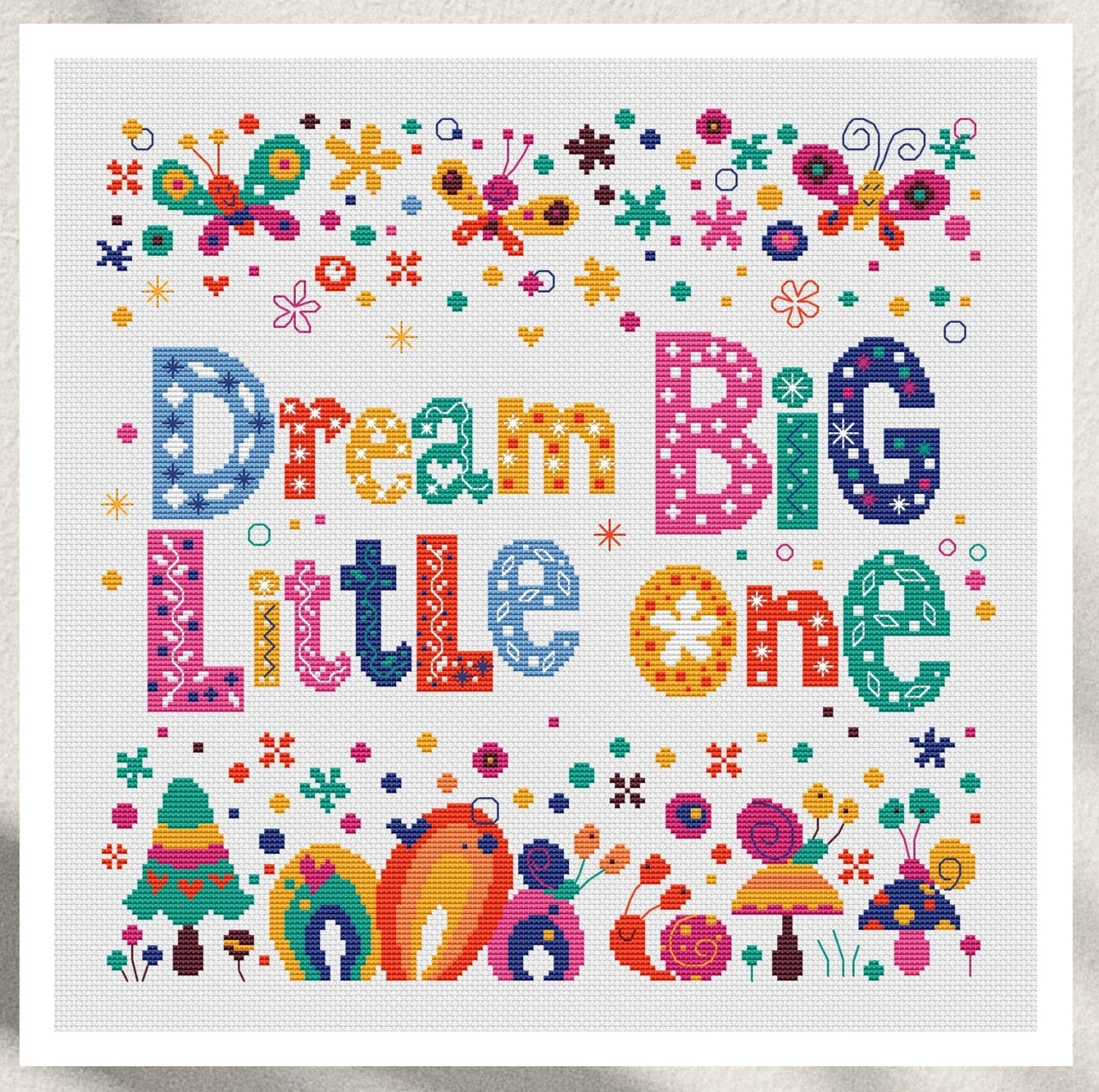 Dream Big Little One - Artmishka Cross Stitch