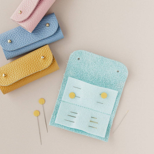 Leather Mini Sewing Needle Case