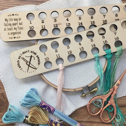 Snarky Embroidery Floss Holders - 18 Color