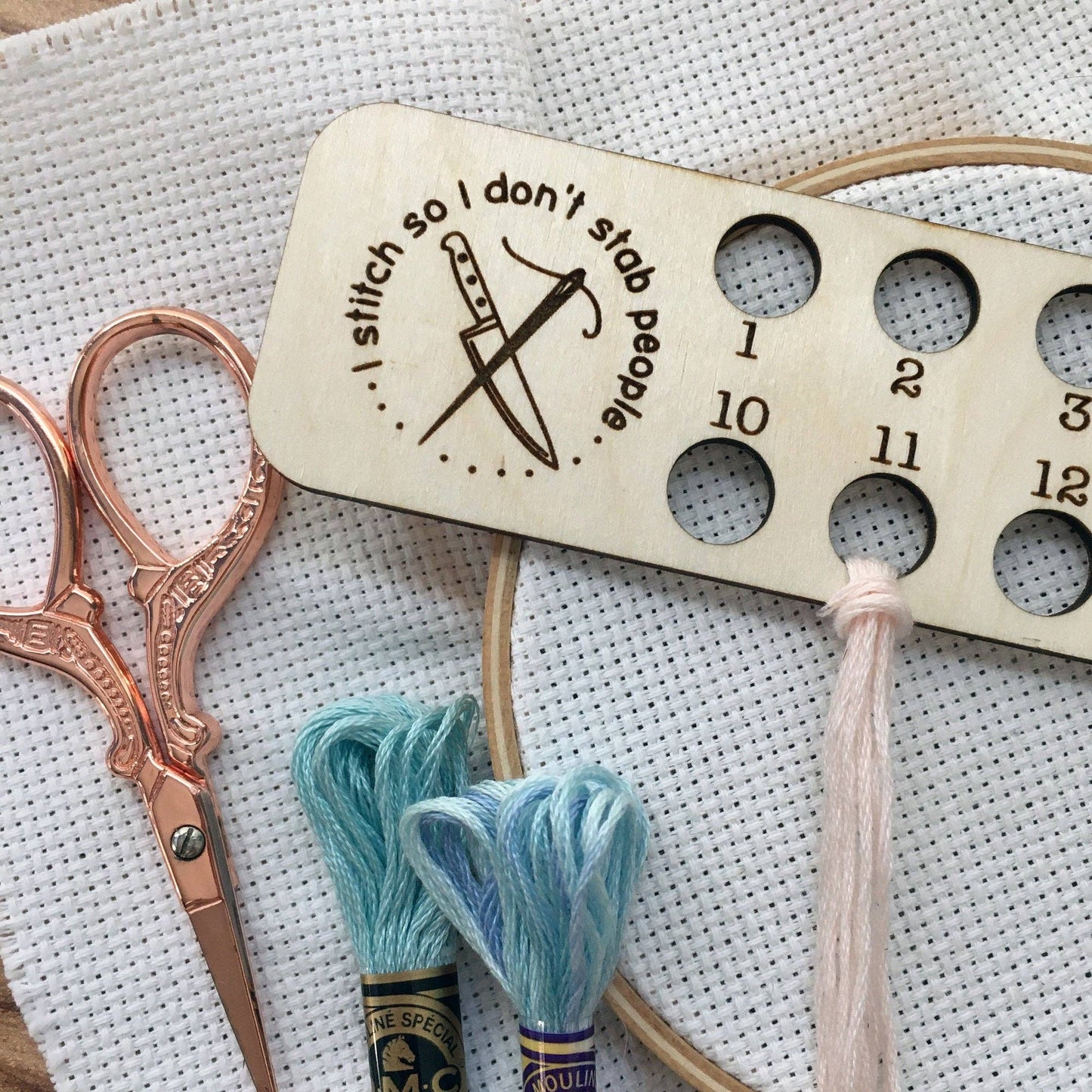 Snarky Embroidery Floss Holders - 18 Color