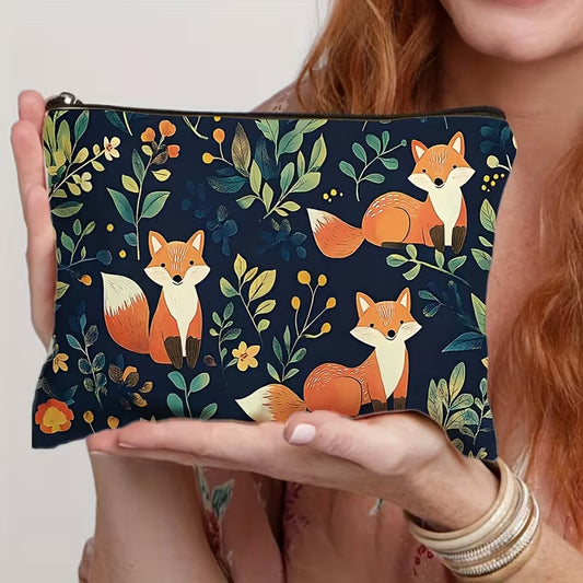 Charming Fox Zipper Bag