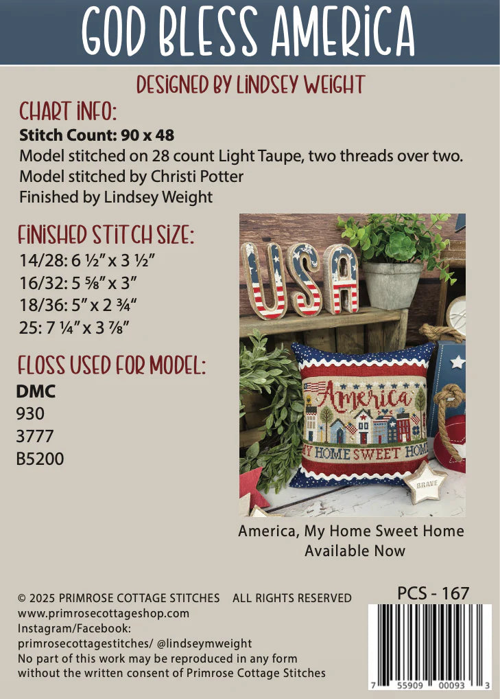 God Bless America - Primrose Cottage