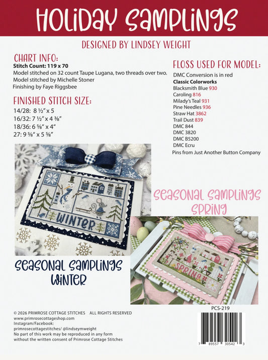 Holiday Samplings: 4th of July - Primrose Cottage