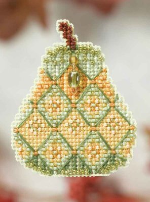 Jeweled Pear Kit - Mill Hill Bead Kits