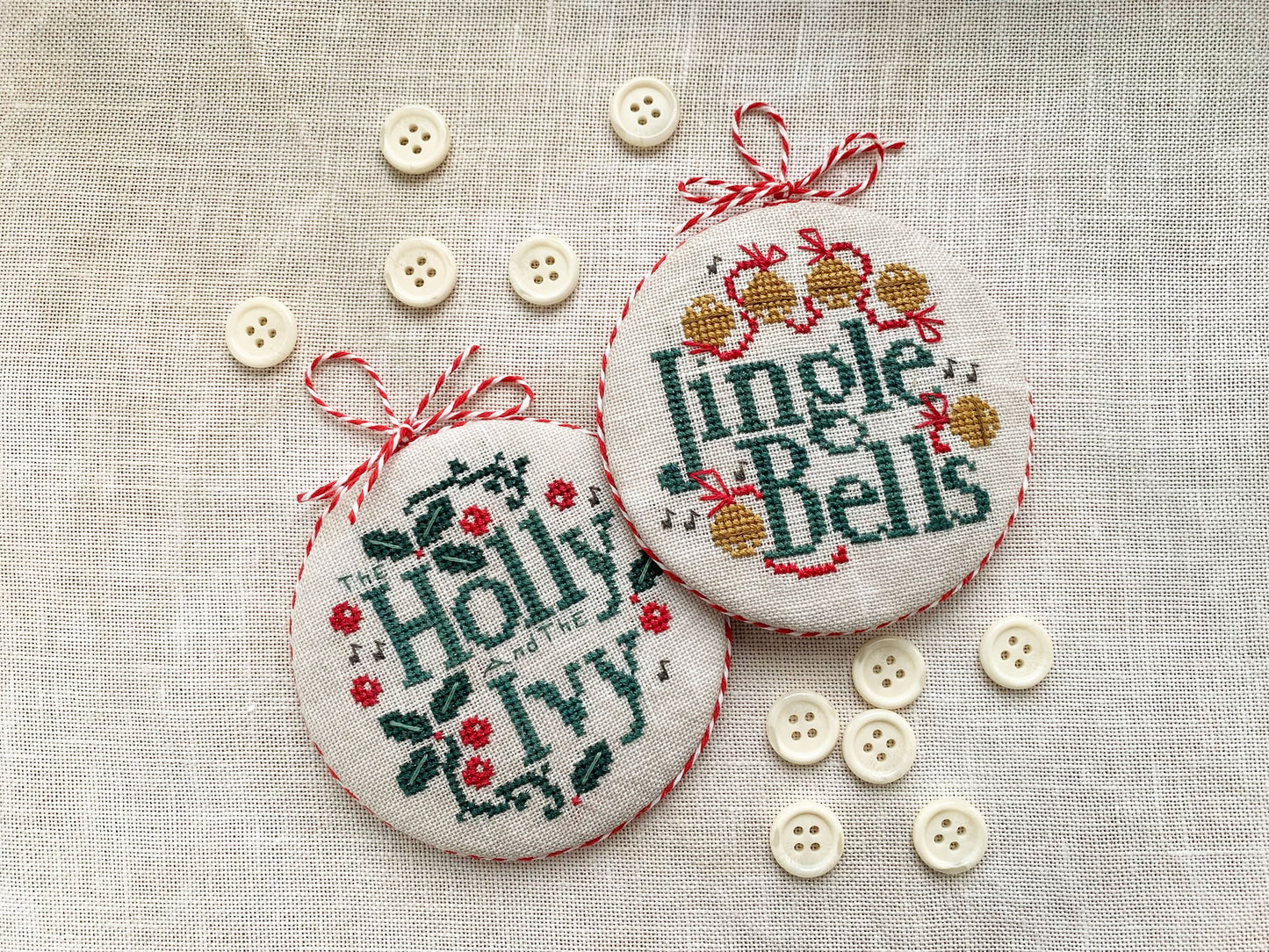 Joyful Christmas Ornaments 2026 - Stitches by Ethel