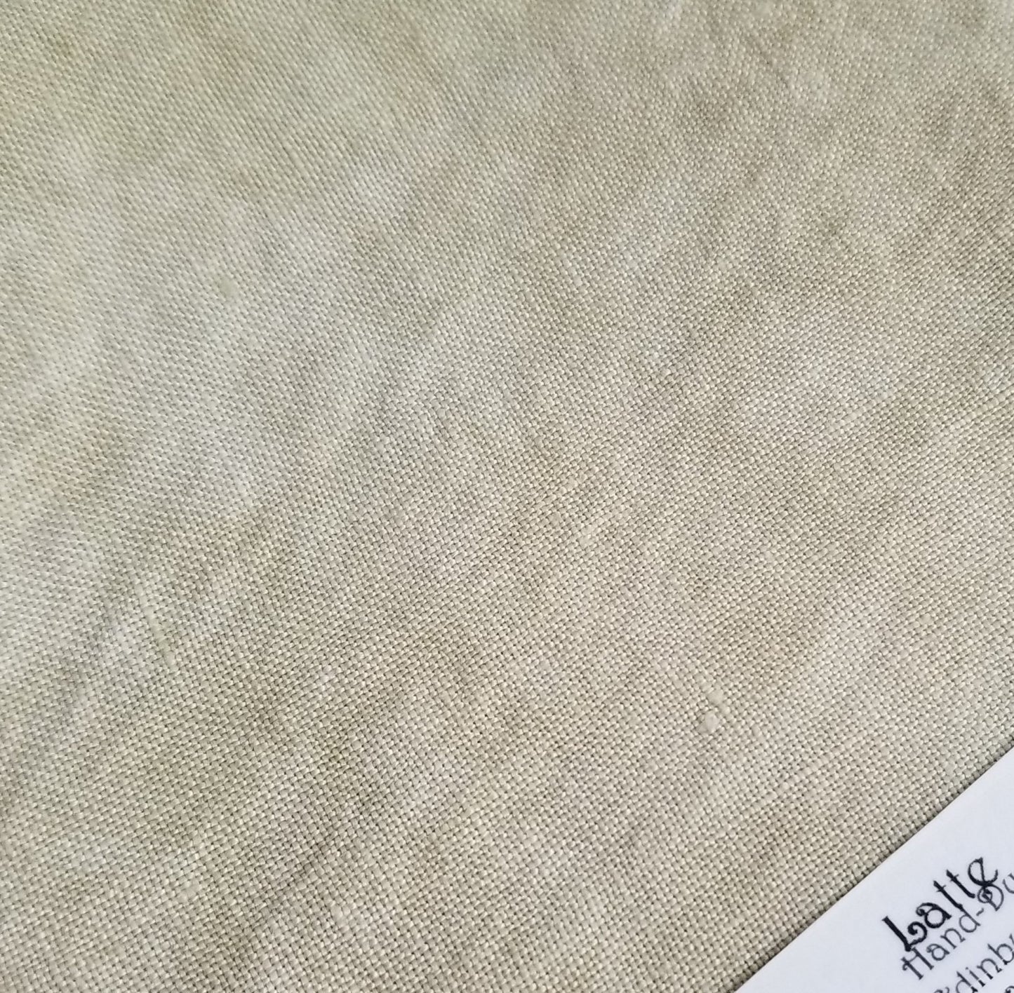 36ct Newcastle Linen - Latte - Fiber on a Whim