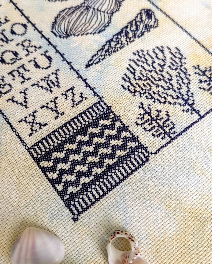 Low Tide Sampler - Shaded Stitchery