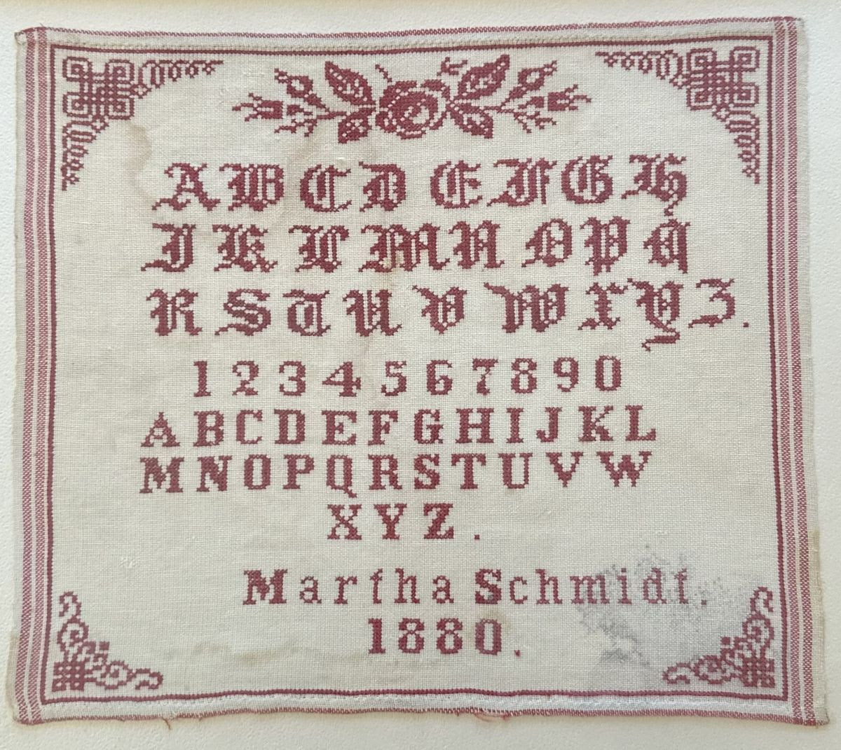 Martha Schmidt 1880 - Cross Stitch Antiques
