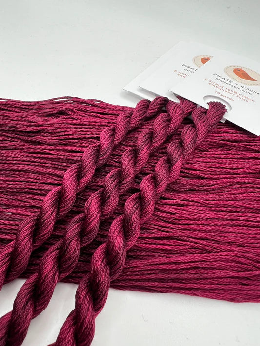 Merlot - Pirate + Robin 6 Strand Embroidery Floss