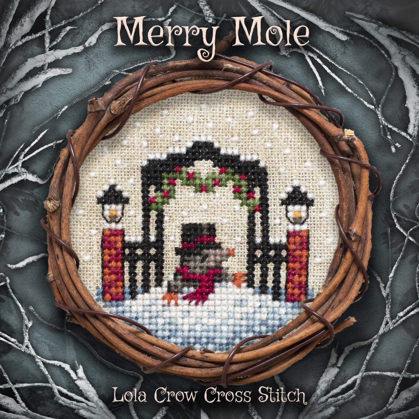 Merry Mole - Lola Crow Cross Stitch