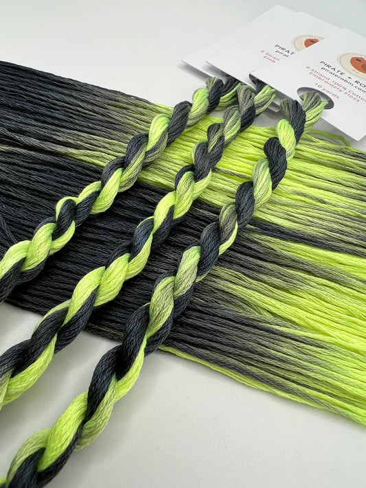 Neon Noir - Pirate + Robin 6 Strand Embroidery Floss
