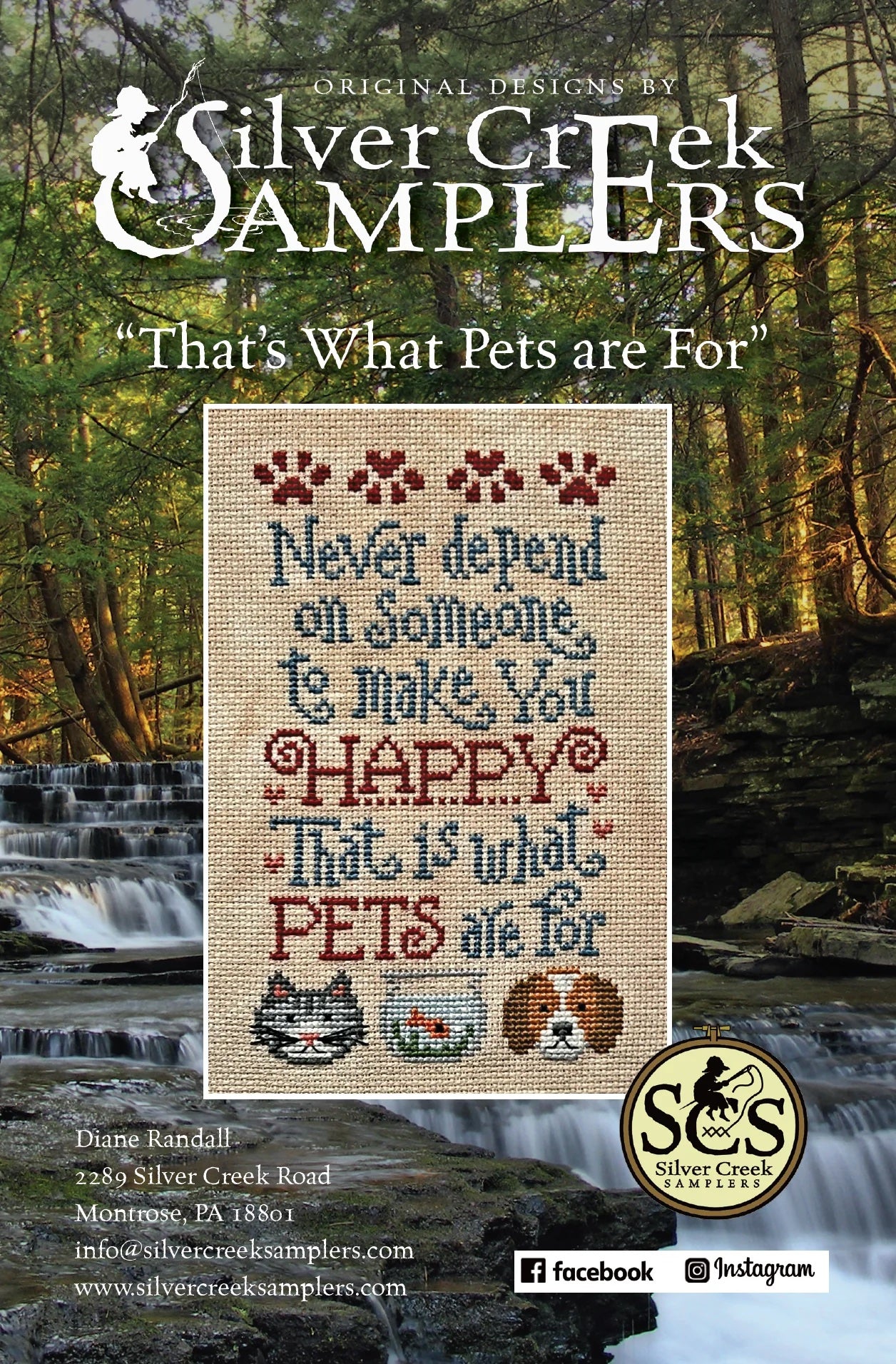 That's What Pets are For - Silver Creek Samplers - **Nashville Pre-Order**