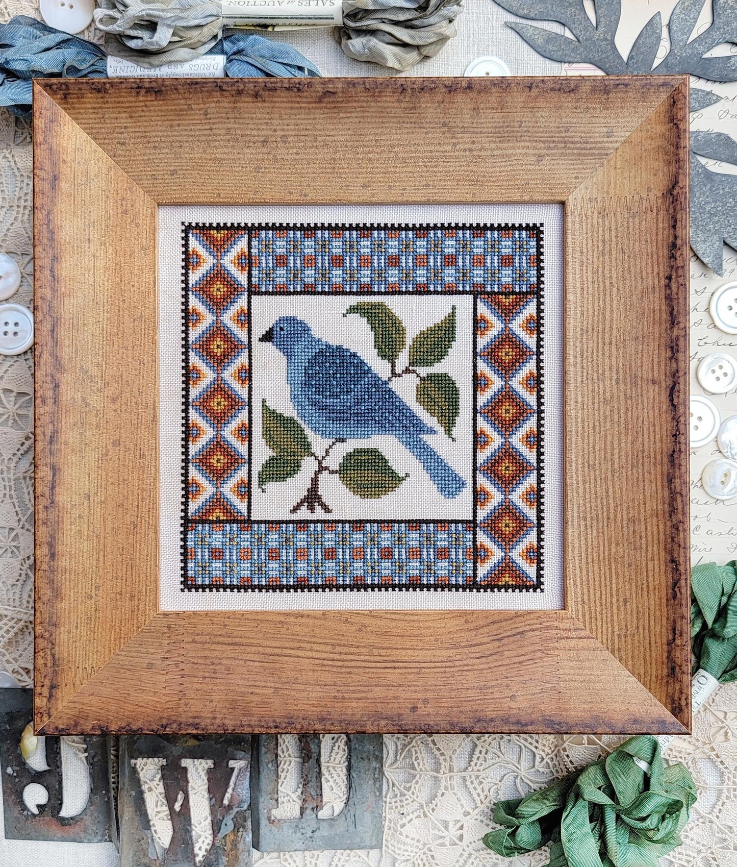 Plaid Bird - Hello from Liz Matthews
