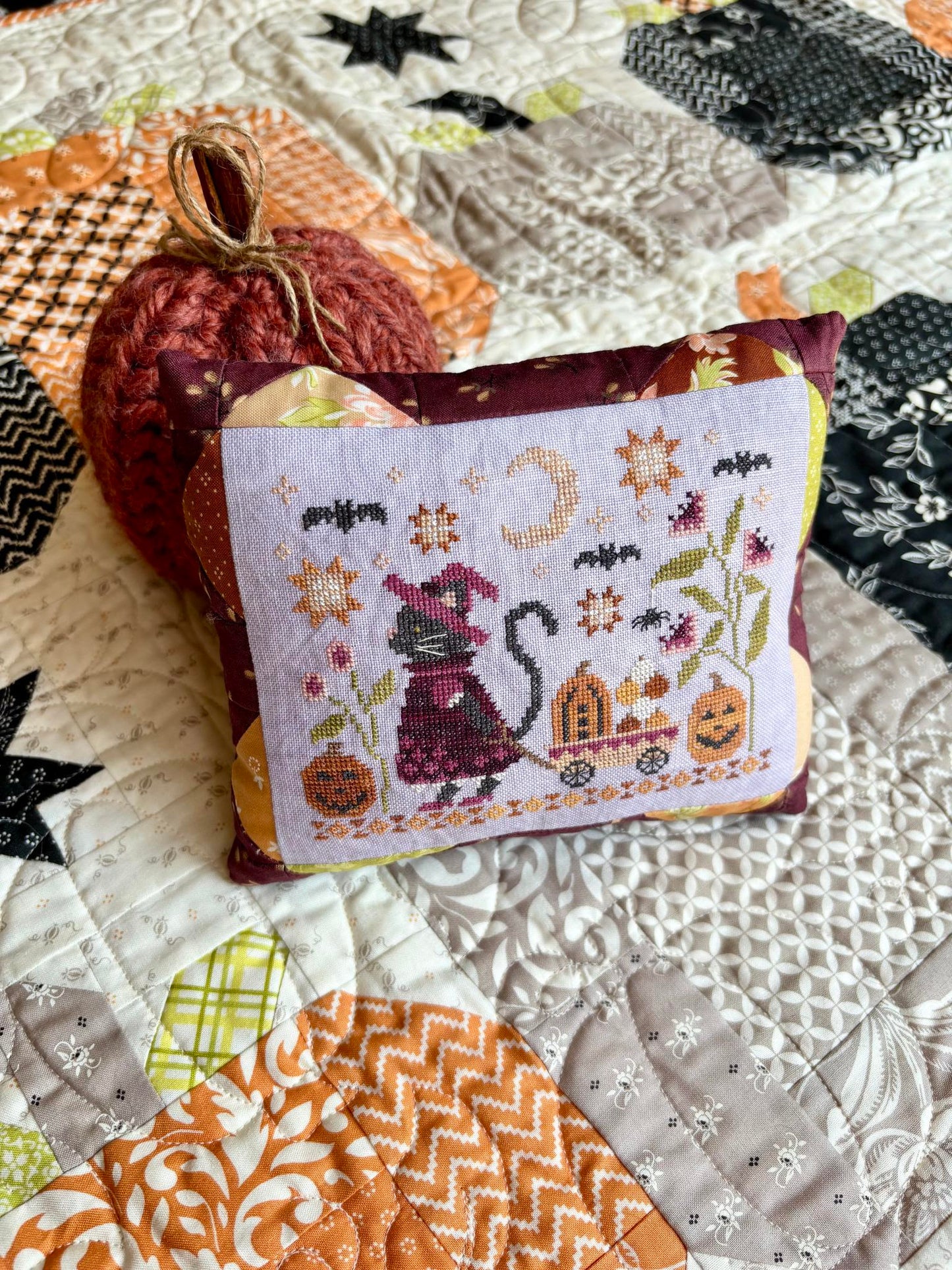 The Postcat's Halloween Delivery - Blueberry Ridge Designs