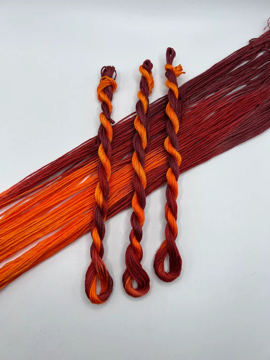 Pumpkin Sunset - Pirate + Robin 6 Strand Embroidery Floss