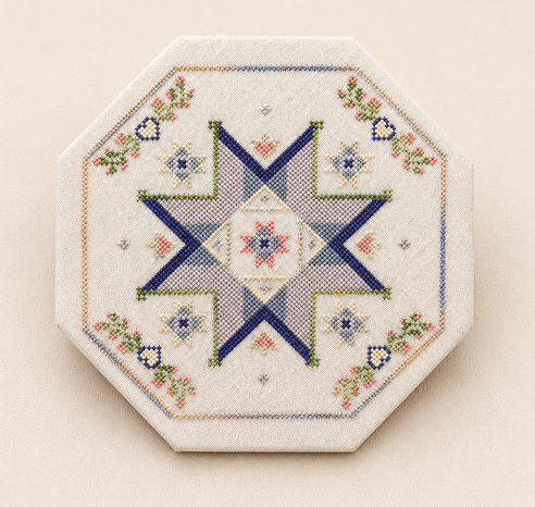 Quaker Star Sewing Box - MTV Designs